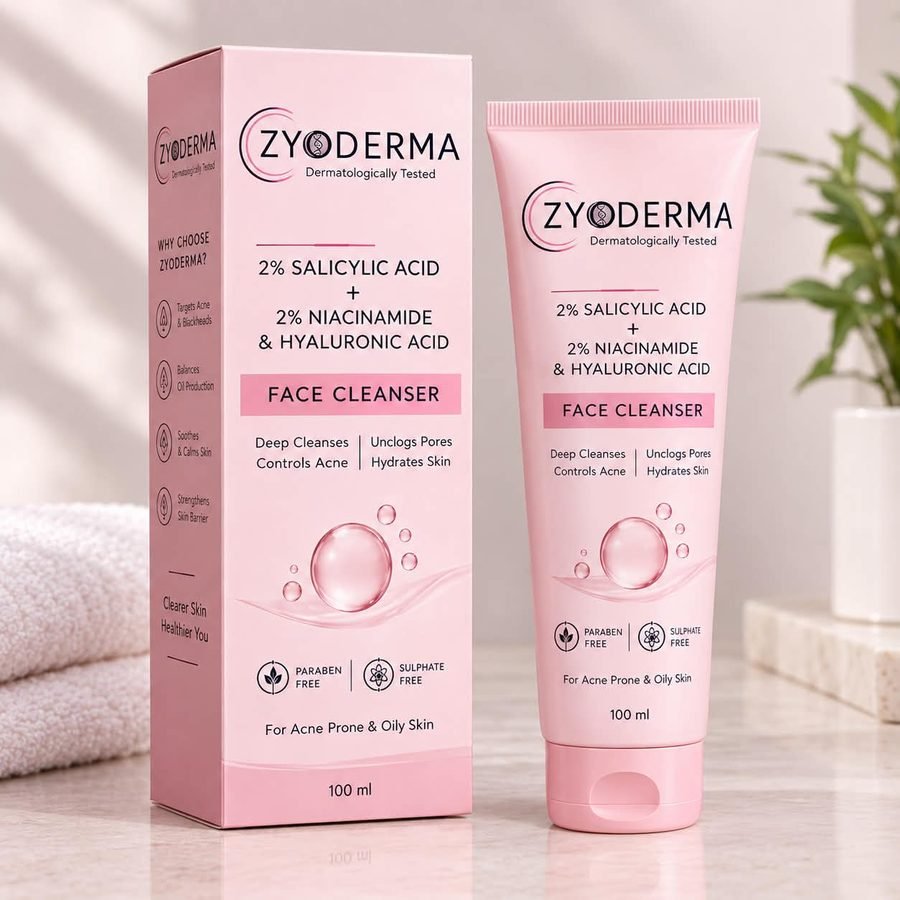 ZYODERMA Salicylic Acid Face Cleanser 100 ml